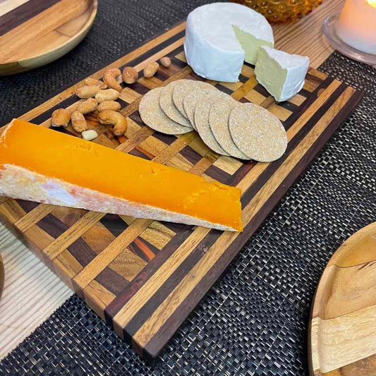 Upcycled End Grain Cutting Board - Pattern C (2 Sizes Available)-2