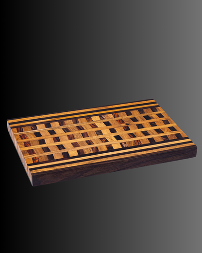 Upcycled End Grain Cutting Board - Pattern C (2 Sizes Available)