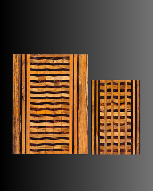 Upcycled End Grain Cutting Board - Pattern C (2 Sizes Available)