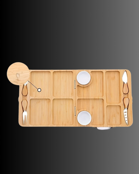 Wooden Cheese Platter Board with Box