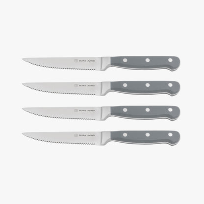 Superior Set of 4 Steak Knives - Gray-0